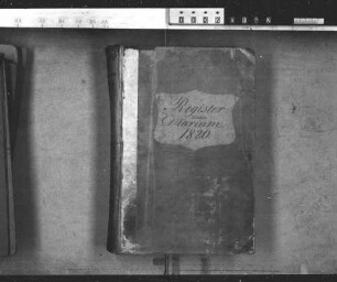 Register zum Diarium 1820