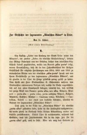 Mittheilungen aus dem Gebiete der kirchlichen Archäologie und Geschichte der Diöcese Trier. 2. 1860