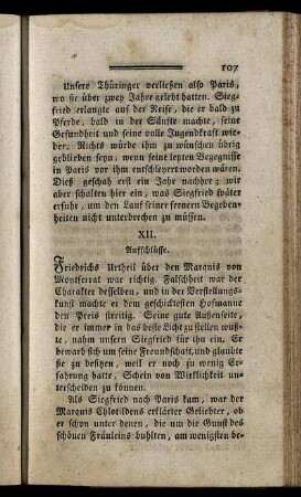 XII. Aufschlüsse.