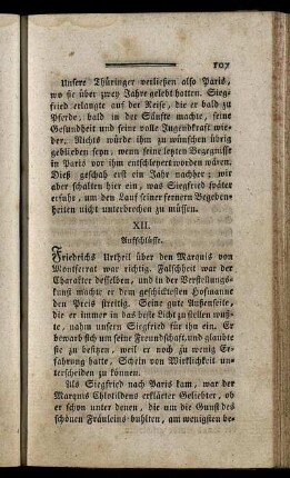 XII. Aufschlüsse.