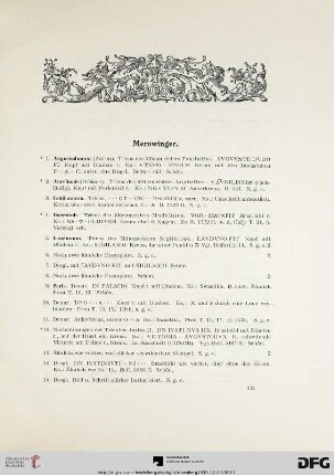 Merowinger (Nr. 1-15)
