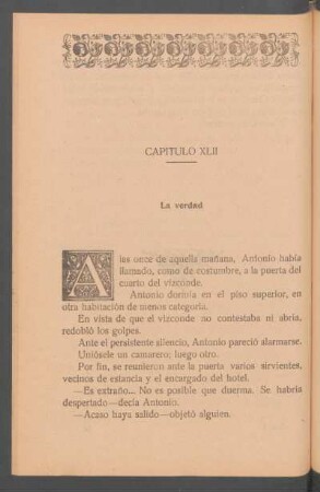 Capítulo XLII - La verdad