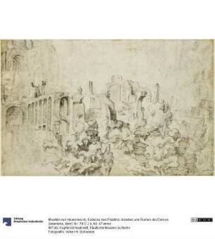 Südecke des Palatins. Arkaden und Ruinen der Domus Severiana