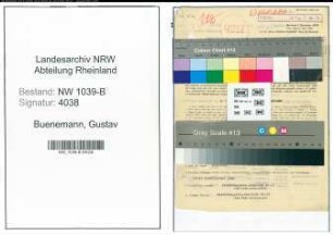 Entnazifizierung Gustav Buenemann , geb. 05.03.1893 (Polizist)