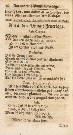 Am andern Pfingst-Feyertage