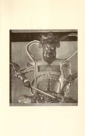 One of the guards at the entrance of the Bubbling Fountain Monastery