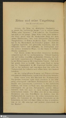 Zittau und seine Umgebung