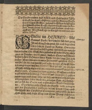 Die Gnade unsers Herrn und Heylands Jesu[...]