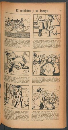 El ministro y su lacayo - [Cómic]