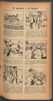El ministro y su lacayo - [Cómic]