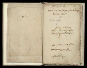 Musica methodice conscripta et in ordinem brevem redacta