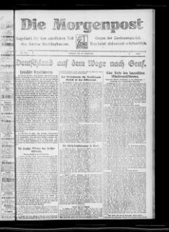 Die Morgenpost. 1924-