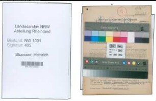 Entnazifizierung Heinrich Stuesser , geb. 20.08.1889 (Angestellter)