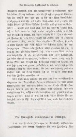 251-254 Das theologische Studienhaus in Erlangen