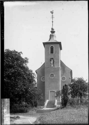 Untergrombach Obergrombacherstraße Michaelskapelle Ansicht von Westen