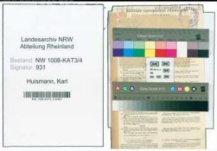 Entnazifizierung Karl Huismann , geb. 04.12.1897 ()