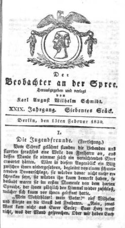 7. Stueck, 15. Februar 1830