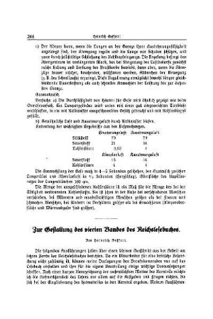 Zur Gestaltung des vierten Bandes des Reichslesebuches