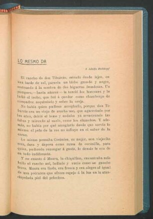 Lo mesmo da : A Antonio Rothkopf