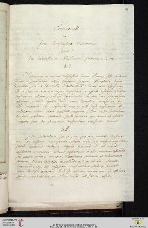 Materia: Tentaminis II Ex Jure Ecclesiastico Summarium Caput. I. Jus Ecclesiasticum Publicum Jnternum