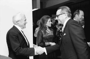 Freiburg: Kongresshaus Freiburg; u.a. Karl Münchinger, Tochter Filbinger, Ministerpräsident Filbinger