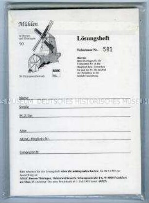 Heimatwettbewerb, Mühlen in Hessen und Thüringen