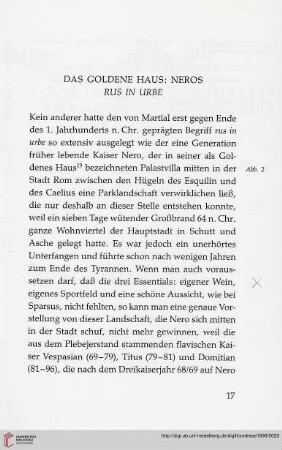 Das goldene Haus: Neros rus in urbe