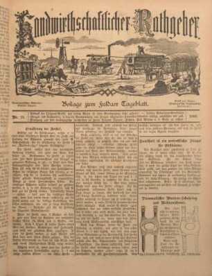 11: Beilage vom Montag, 16. Mai 1898