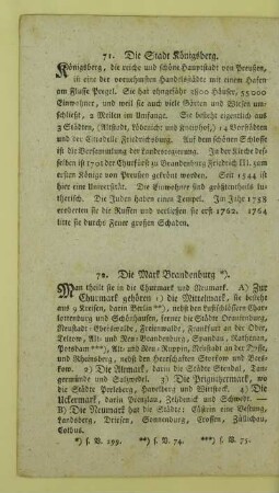 72. Die Mark Brandenburg