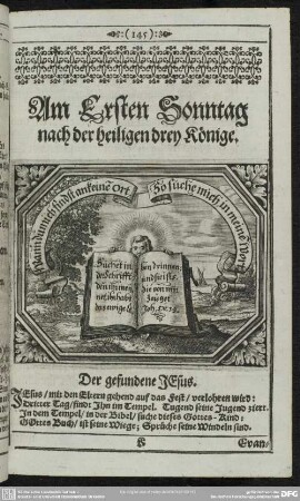 Am Ersten Sonntag nach der heiligen drey Könige