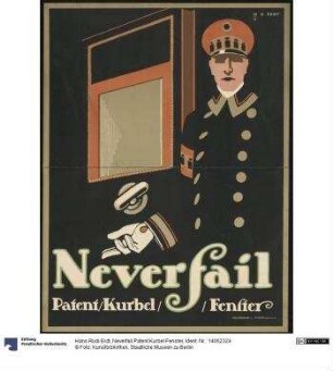 Neverfail Patent Kurbel Fenster