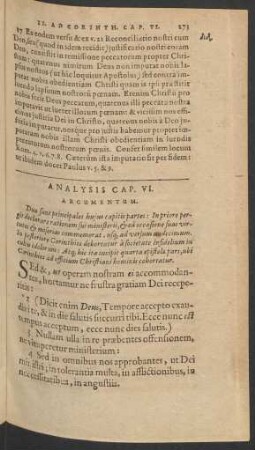 Analysis Cap. VI.