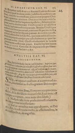 Analysis Cap. VI.