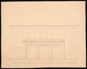 Alte Synagoge, Berlin Umbau: Vorderansicht