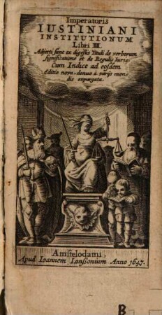 Institutiones Justiniani : libri III.