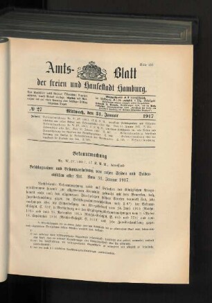 No. 27, 31. Januar 1917