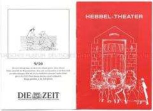 Programmheft des Berliner Hebbel-Theater für die Spielzeit 1973/1974
