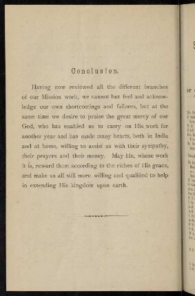 116, Conclusion