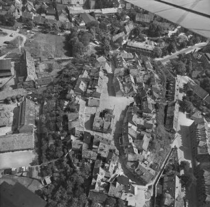 "Münzenberg" westlich der Altstadt von Quedlinburg : Blickrichtung Südosten