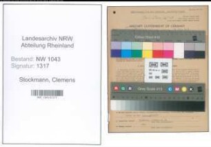 Entnazifizierung Clemens Stockmann , geb. 22.04.1901 (Landwirt)