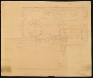 Garten Bassenge, Kleinmachnow: Gartenplan 1:100