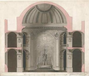Gärtner, Andreas; Würzburg; Schlosskapelle - Schnitt