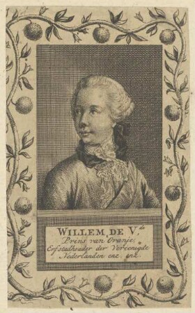 Bildnis von Willem de V., Prins van Oranje