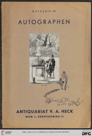 Nr. 69: Katalog: Autographen