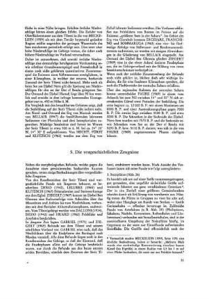 5. Die vorgeschichtlichen Zeugnisse