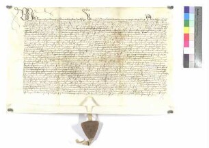 Bürgermeister und Rat der Stadt Esslingen vergleichen sich mit dem Predigerkloster über die Höhe der Steuer (vgl. U 21).