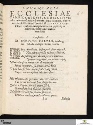 Lamentatio Ecclesiae