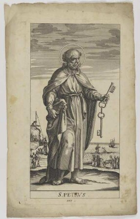 Bildnis des heiligen Petrus