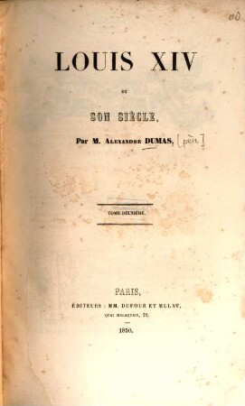 Louis XIV et son siècle, 2