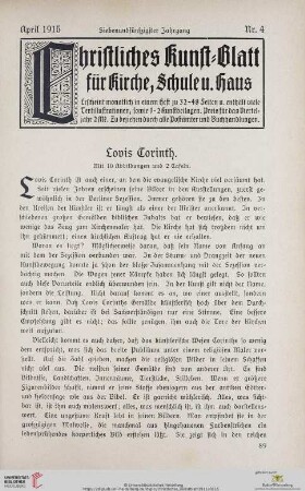 Nr. 4 (April 1915)